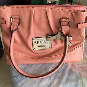 Guess pink shoulder bag